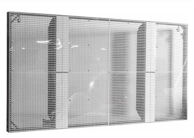 7.8MM P7.81ガラス店、軽量のキャビネットの設計のための透明なLED表示スクリーン