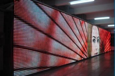 高い無彩色スケールが付いているすくいP18.0MM LEDのビデオ壁レンタル フル カラーRgb LEDのカーテン